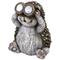 11.5" Hedgehog with Binoculars Outdoor Solar Lighted Garden Statue